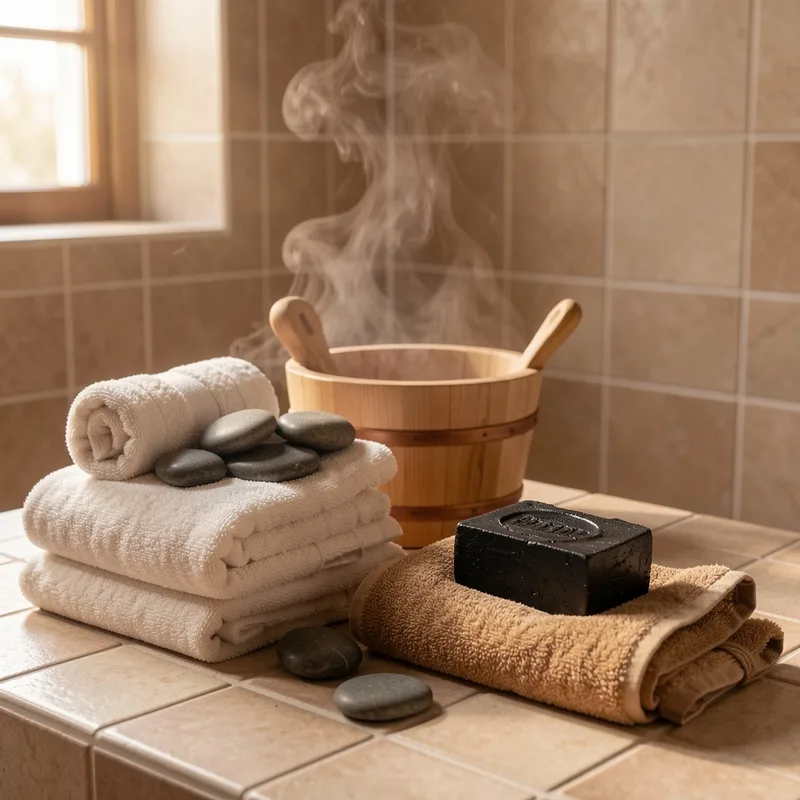 Gommage au savon noir et gant kessa : le rituel oriental du hammam